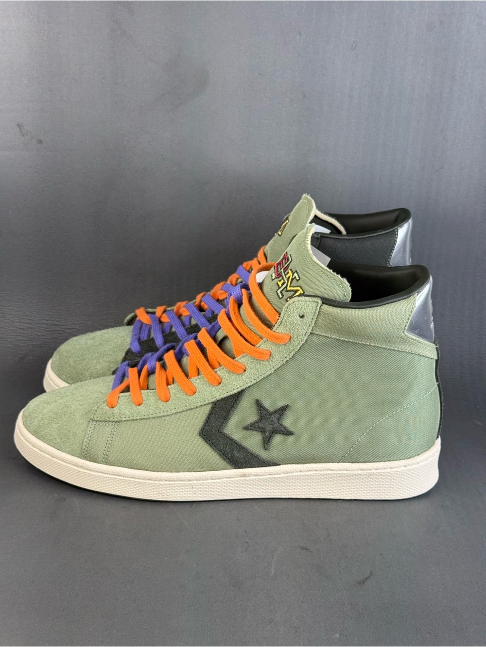 Converse Pro Leather Mid 'Black History Month' athletic sneaker men’s size 13 - Picture 3 of 8